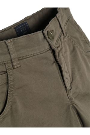 green cotton shorts FAY KIDS | FS6P89Z0581723